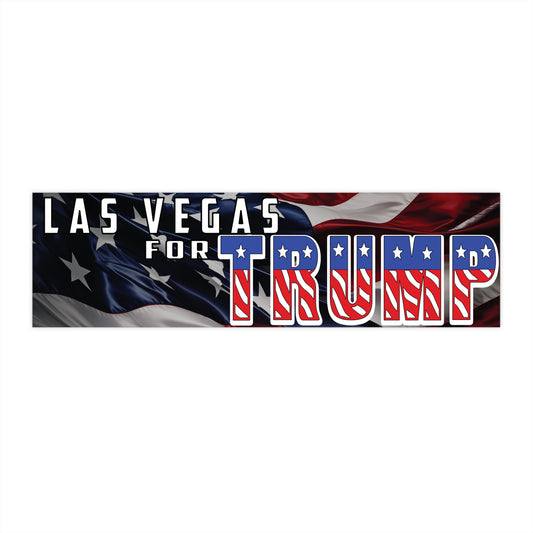 Las Vegas for Trump Bumper Sticker